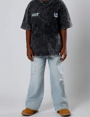 Blugi Shein Kids, albastru