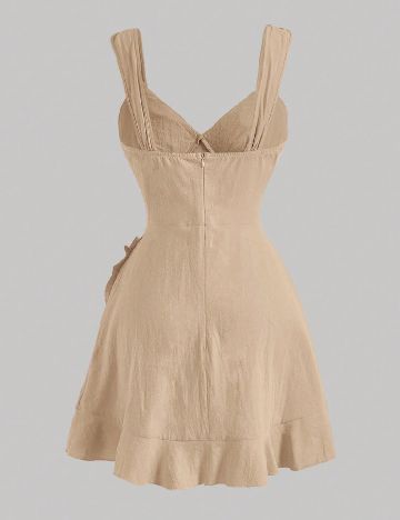 Rochie scurta SHEIN, crem