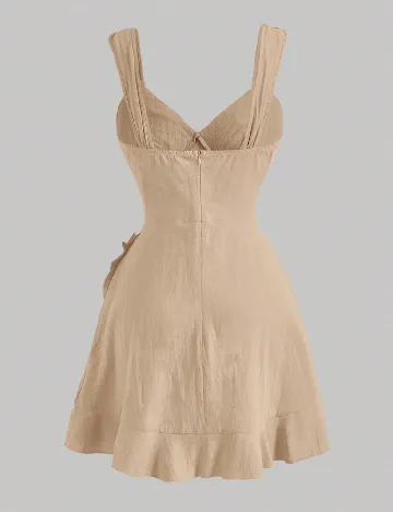 Rochie scurta SHEIN, crem