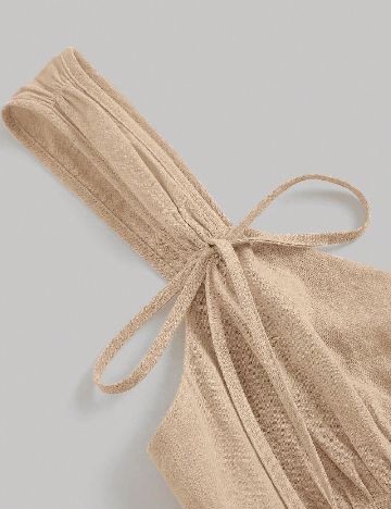 Rochie scurta SHEIN, crem