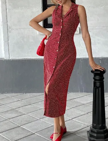 Rochie medie SHEIN, rosu