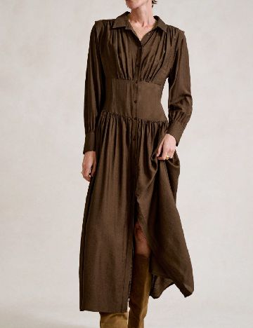 Rochie medie SHEIN, maro