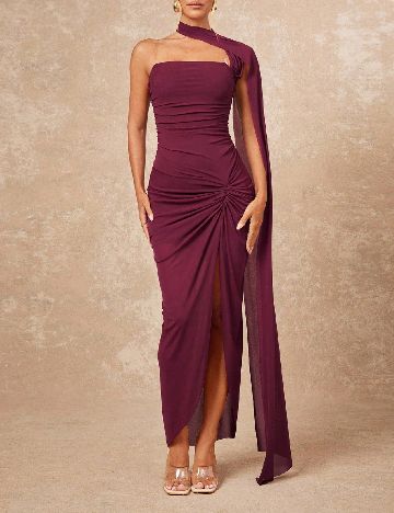 Rochie lunga SHEIN, pruna