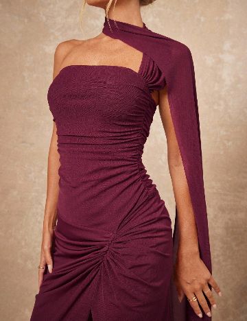 Rochie lunga SHEIN, pruna