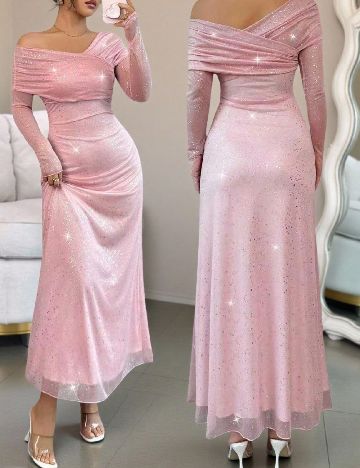 Rochie lunga SHEIN, roz