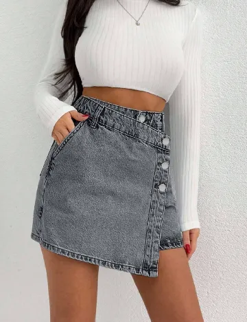 Fusta pantalon SHEIN, gri