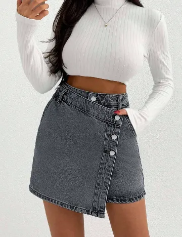 Fusta pantalon SHEIN, gri