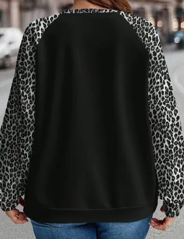 Bluza SHEIN CURVE, negru