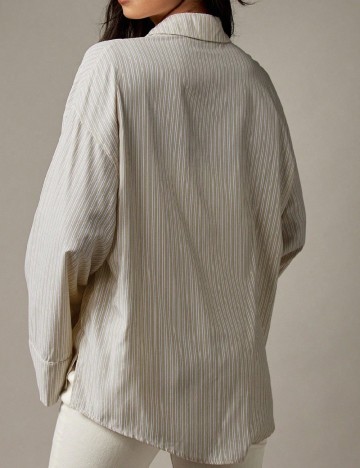 Camasa Missguided, alb/bej