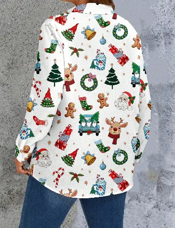 Camasa Emery Rose Curve, alb