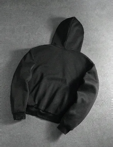 Jacheta reversibila SHEIN, negru/rosu