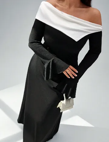 Rochie lunga SHEIN CURVE, negru