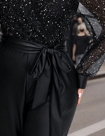 Salopeta SHEIN CURVE, negru