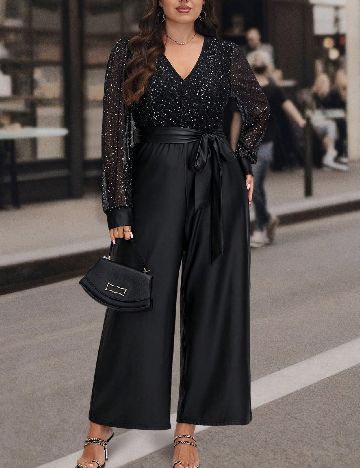 Salopeta SHEIN CURVE, negru