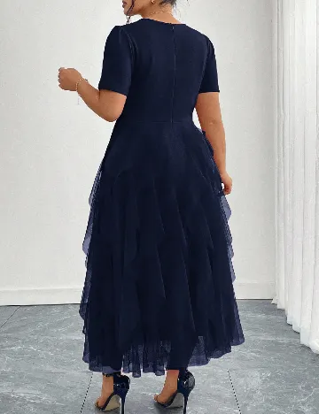 Rochie lunga SHEIN CURVE, bleumarin