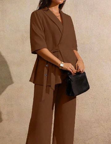 Sacou SHEIN CURVE, maro