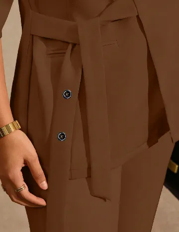 Sacou SHEIN CURVE, maro