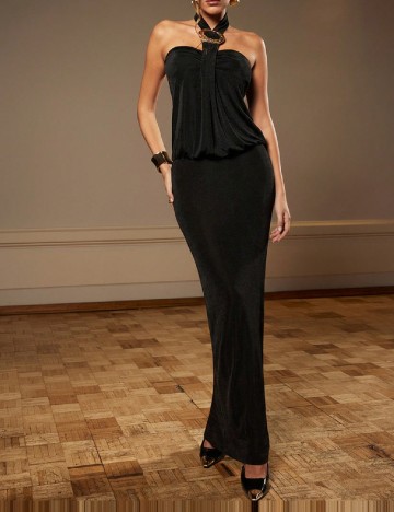 Rochie lunga SHEIN, negru