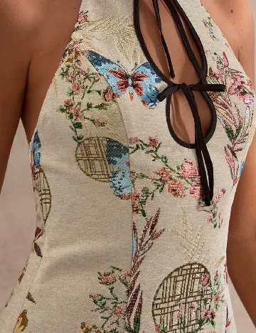 Rochie scurta SHEIN, crem