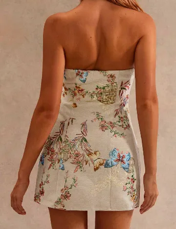 Rochie scurta SHEIN, crem