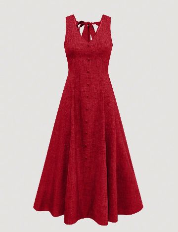 Rochie medie SHEIN CURVE, rosu