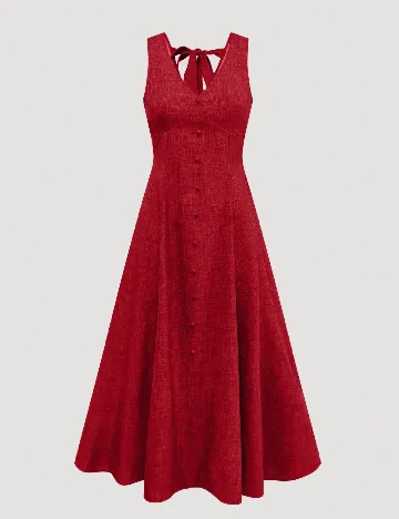 Rochie medie SHEIN CURVE, rosu