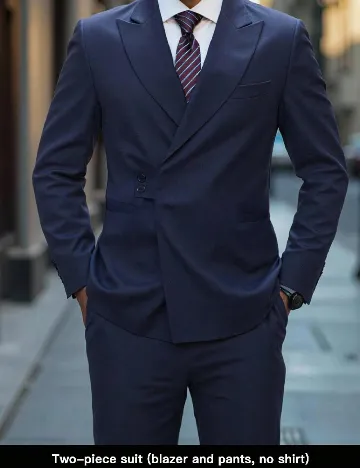 Costum SHEIN, bleumarin