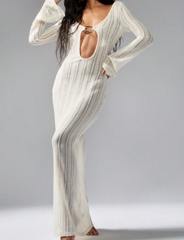 Rochie de plaja Missguided, ecru