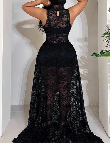 Rochie lunga SHEIN CURVE, negru