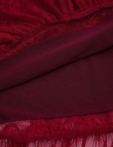 Fusta SHEIN CURVE, rosu