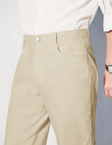 Pantaloni SHEIN, crem