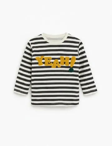 Bluza Zara, albastru/alb