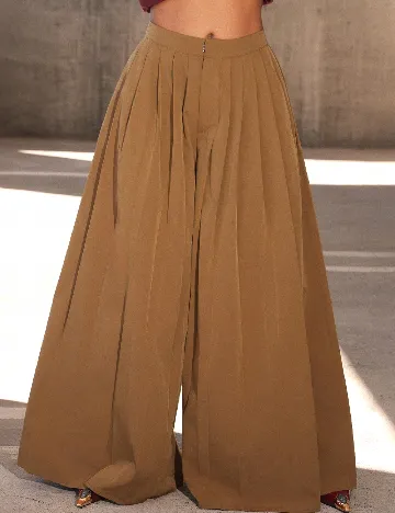 Pantaloni SHEIN, maro