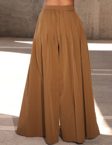 Pantaloni SHEIN, maro