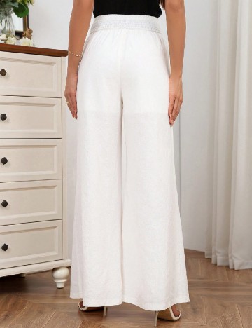 Pantaloni SHEIN, alb