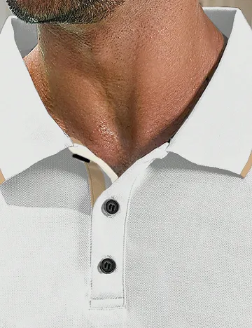 Bluza SHEIN Plus Size Men, alb