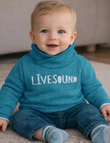 Pulover Zara, turcoaz