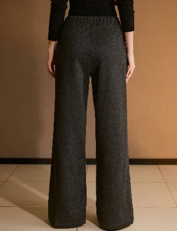 Pantaloni MOTF, gri inchis