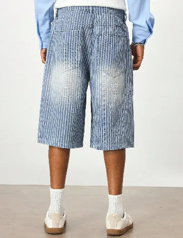 Pantaloni scurti Romwe, albastru