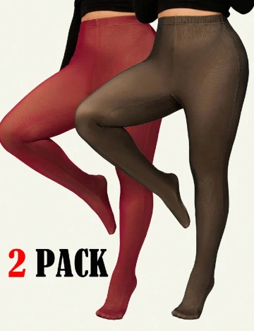 Set ciorapi 2 perechi SHEIN CURVE, mix culori