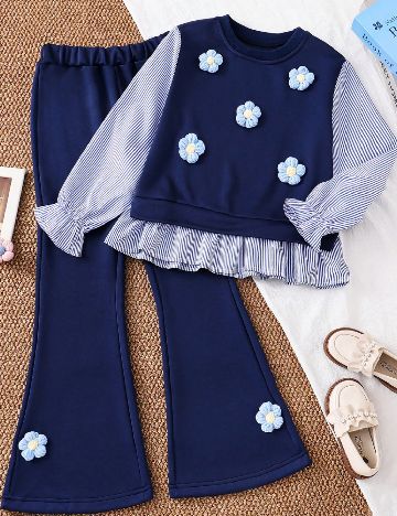 Compleu Shein Kids, bleumarin