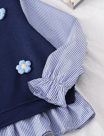 Compleu Shein Kids, bleumarin