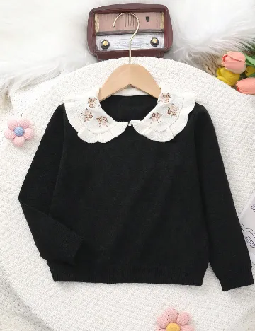 Bluza Shein Kids, negru