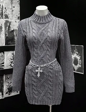 Rochie scurta SHEIN, gri