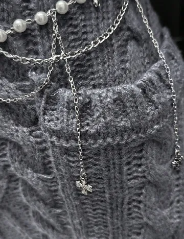 Rochie scurta SHEIN, gri