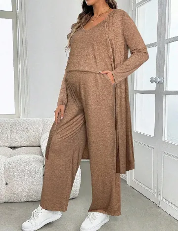 Compleu SHEIN Maternity, maro