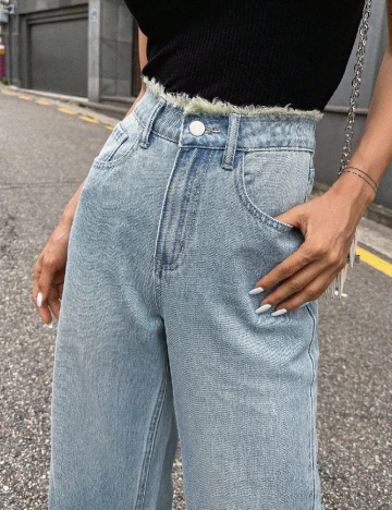 Blugi Dazy, albastru