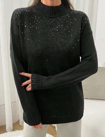 Bluza Oversize SHEIN, negru