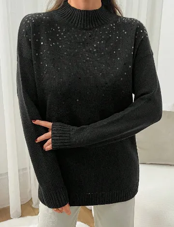 Bluza Oversize SHEIN, negru