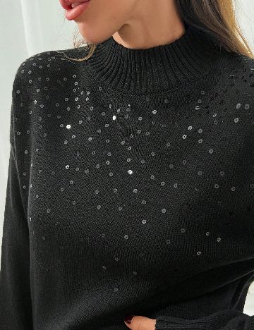 Bluza Oversize SHEIN, negru